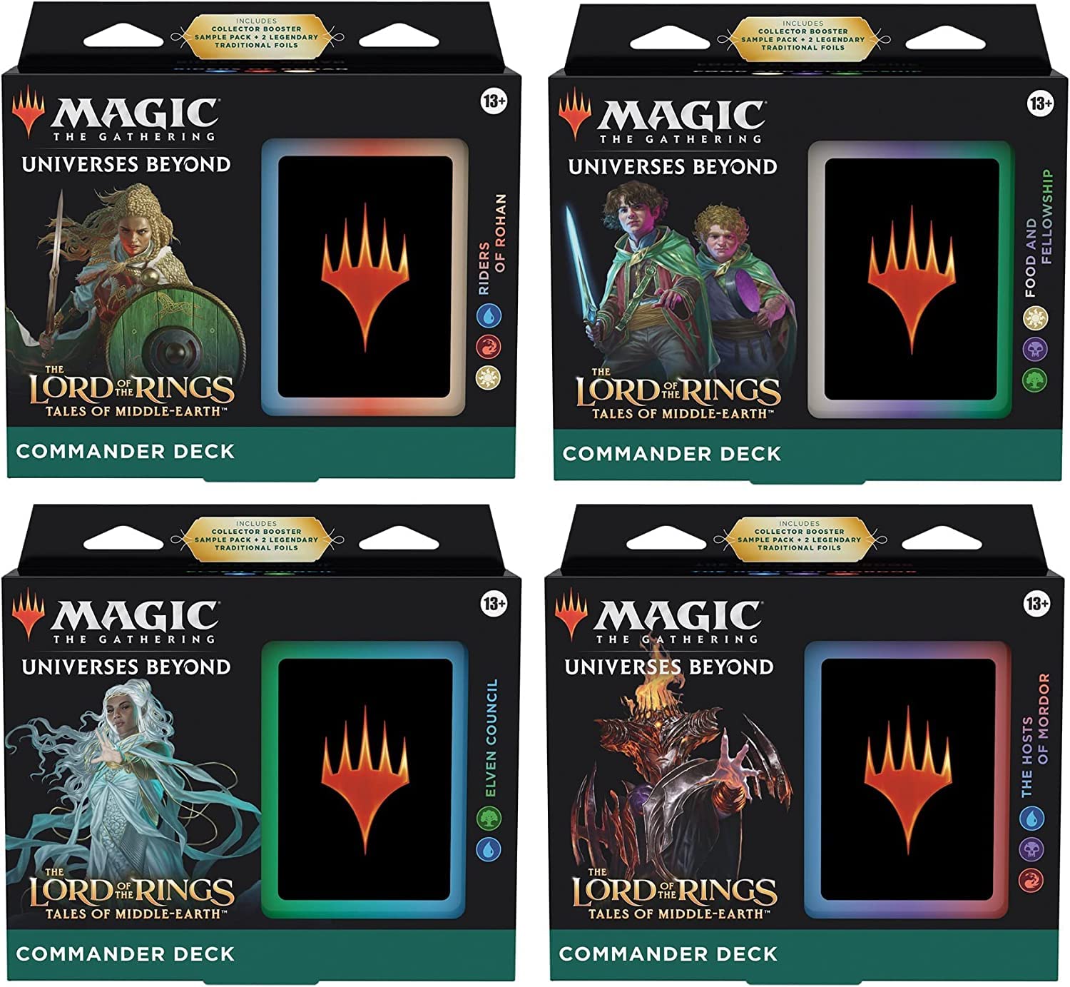 Picture of Lord of the Rings Commander Decks