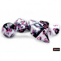 7 Die Set: Blk-W/P