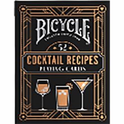Cocktail Recipe Bicycle Playing Cards