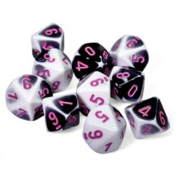 10d10: Gemini Blk-W/Pink