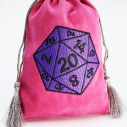 Dice Bag – Purple D20