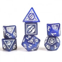 17 Die Set: D&D Adventure Dice: Fighter (Blue)