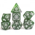 15 Die Set: D&D Adventure Dice: Cleric (Green)