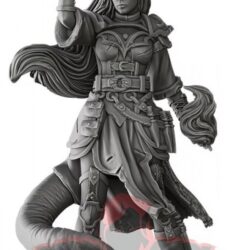 Mini: Ariza the Tiefling Warlock