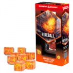 8 Die Set: D&D Adventure Dice: Fireball