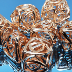 7 Die Set: Hollow Hearts: Copper