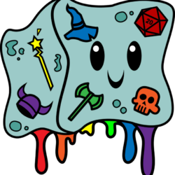 Pin: Pride Gelatinous Cube