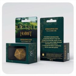 Jumbo D20 Spindown: Hobbit TCG Dice: Solaris