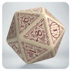 Jumbo D20 Spindown: Hobbit TCG Dice: Terra