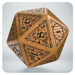 Jumbo D20 Spindown: Hobbit TCG Dice: Solaris
