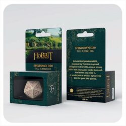 Jumbo D20 Spindown: Hobbit TCG Dice: Terra
