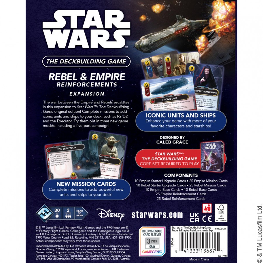 Star Wars: The Deckbuilding Game: Rebel & Empire Reinforcements Expansion - Image 2
