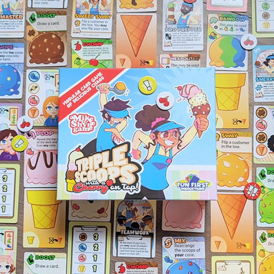 Triple Scoops with A Cherry on Top
