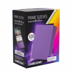 DP: Purple Prime Sleeves 66×91 (100 ct)